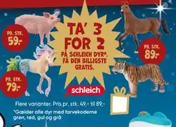Bilka Schleich dyr tilbud