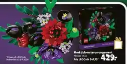 Bilka Mørkt blomsterarrangement tilbud