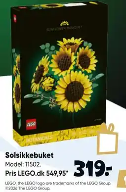 Bilka Solsikkebuket tilbud