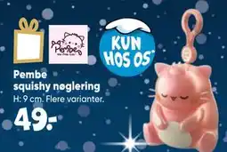 Bilka Pembe squishy nøglering tilbud