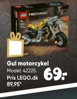 Bilka Gul motorcykel tilbud