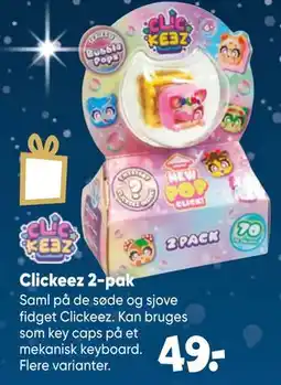 Bilka Clickeez 2-pak tilbud