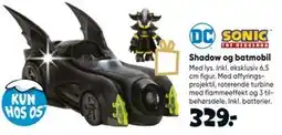 Bilka Shadow og batmobil tilbud
