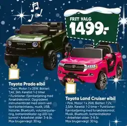Bilka Toyota Prado elbil tilbud