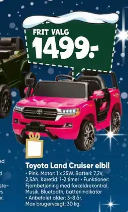Bilka Toyota Land Cruiser elbil tilbud