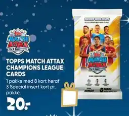 Bilka TOPPS MATCH ATTAX CHAMPIONS LEAGUE CARDS tilbud