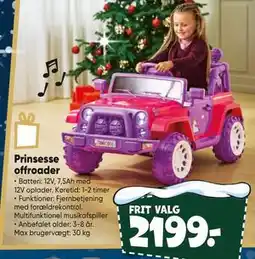 Bilka Prinsesse offroader tilbud