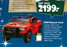Bilka RAM Rescue truck tilbud