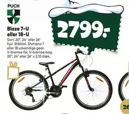 Bilka Blaze 7-U eller 18-U tilbud