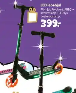 Bilka LED løbehjul tilbud