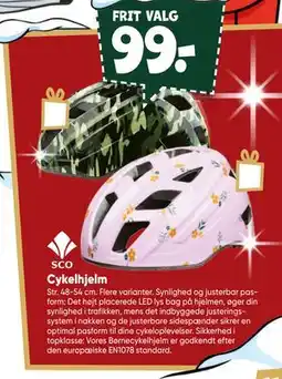Bilka SCO Cykelhjelm tilbud