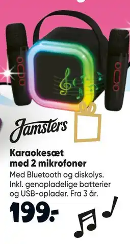 Bilka Karaokesæt med 2 mikrofoner tilbud