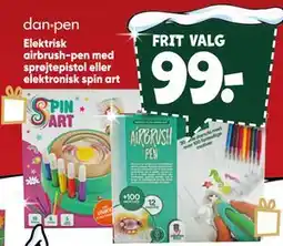 Bilka Elektrisk airbrush-pen med sprøjtepistol eller elektronisk spin art tilbud