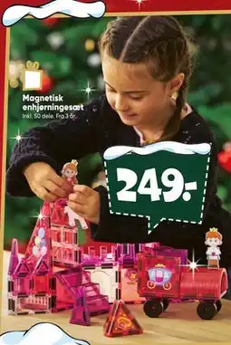 Bilka Magnetisk enhjørningesæt tilbud
