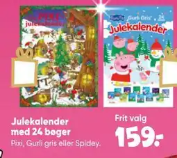 Bilka Julekalender med 24 bøger tilbud