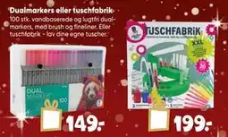 Bilka Dualmarkers eller tuschfabrik tilbud