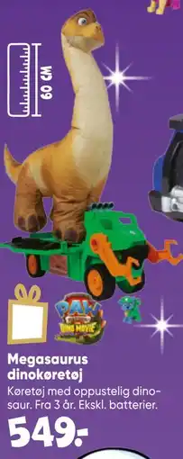 Bilka Megasaurus dinokøretøj tilbud