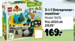 Bilka 3-i-1 Entreprenørmaskiner tilbud