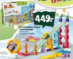Bilka 3-i-1 kreative ramper med køretøjer tilbud