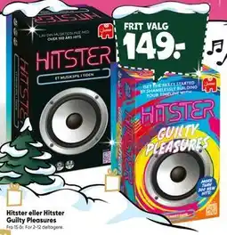 Bilka Hitster eller Hitster Guilty Pleasures tilbud