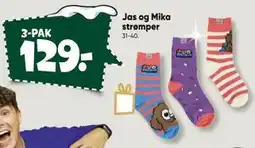 Bilka Jas og Mika strømper tilbud