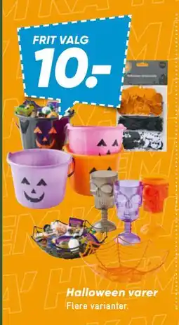 Bilka Halloween varer tilbud