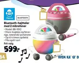 Bilka Bluetooth-højttaler med 2 mikrofoner tilbud