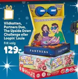 Bilka Vildkatten, Partners Duo, The Upside Down Challenge eller Loopin` Louie tilbud