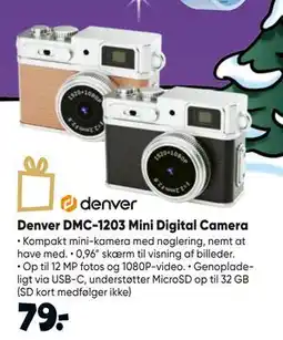 Bilka Denver DMC-1203 Mini Digital Camera tilbud