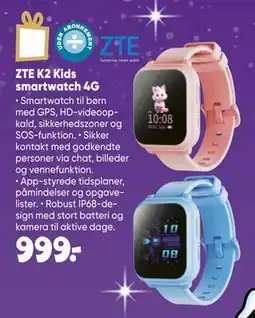 Bilka ZTE K2 Kids smartwatch 4G tilbud