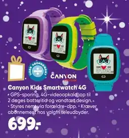 Bilka Canyon Kids Smartwatch 4G tilbud