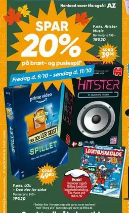 Bilka Bræt- og puslespil tilbud