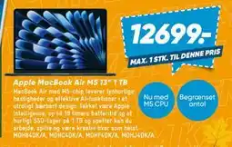 Bilka Apple MacBook Air M5 13” 1 TB tilbud