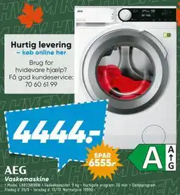 Bilka AEG Vaskemaskine tilbud