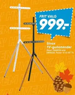 Bilka Sinox TV-gulvstander tilbud