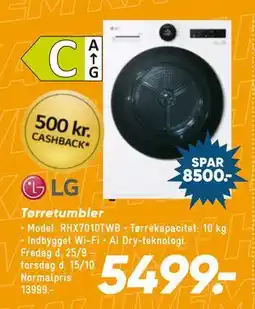 Bilka LG Tørretumbler tilbud