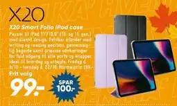 Bilka X20 Smart Folio iPad case tilbud