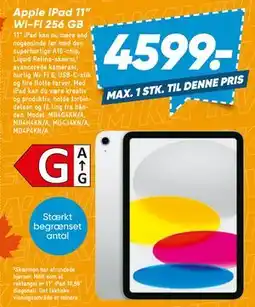 Bilka Apple iPad 11” Wi-Fi 256 GB tilbud