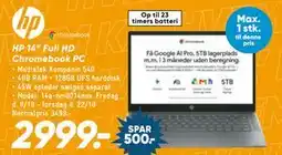 Bilka HP 14” Full HD Chromebook PC tilbud