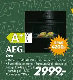 Bilka AEG Ovn tilbud