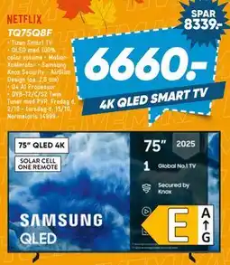 Bilka SAMSUNG TQ75Q8F tilbud
