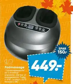 Bilka Fodmassage tilbud
