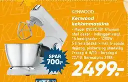 Bilka Kenwood køkkenmaskine tilbud