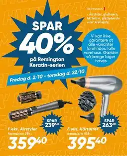 Bilka Remington Keratin-serien tilbud
