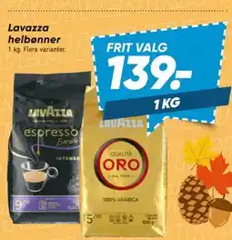 Bilka Lavazza helbønner tilbud