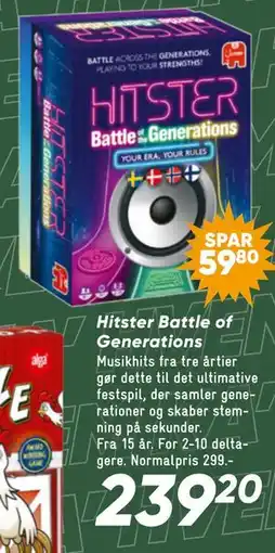 Bilka Hitster Battle of Generations tilbud