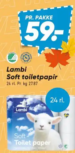 Bilka Lambi Soft toiletpapir tilbud