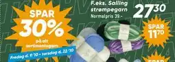 Bilka Salling strømpegarn tilbud