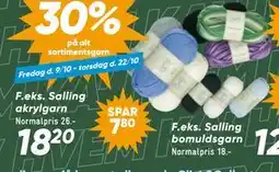 Bilka Salling akrylgarn tilbud