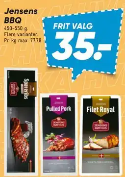 Bilka Jensens BBQ tilbud